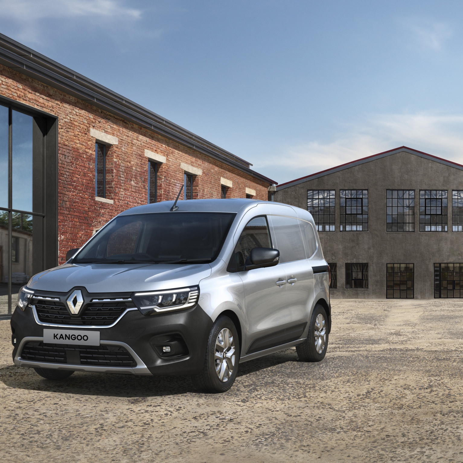 3 2021 New Renault Kangoo Van on location