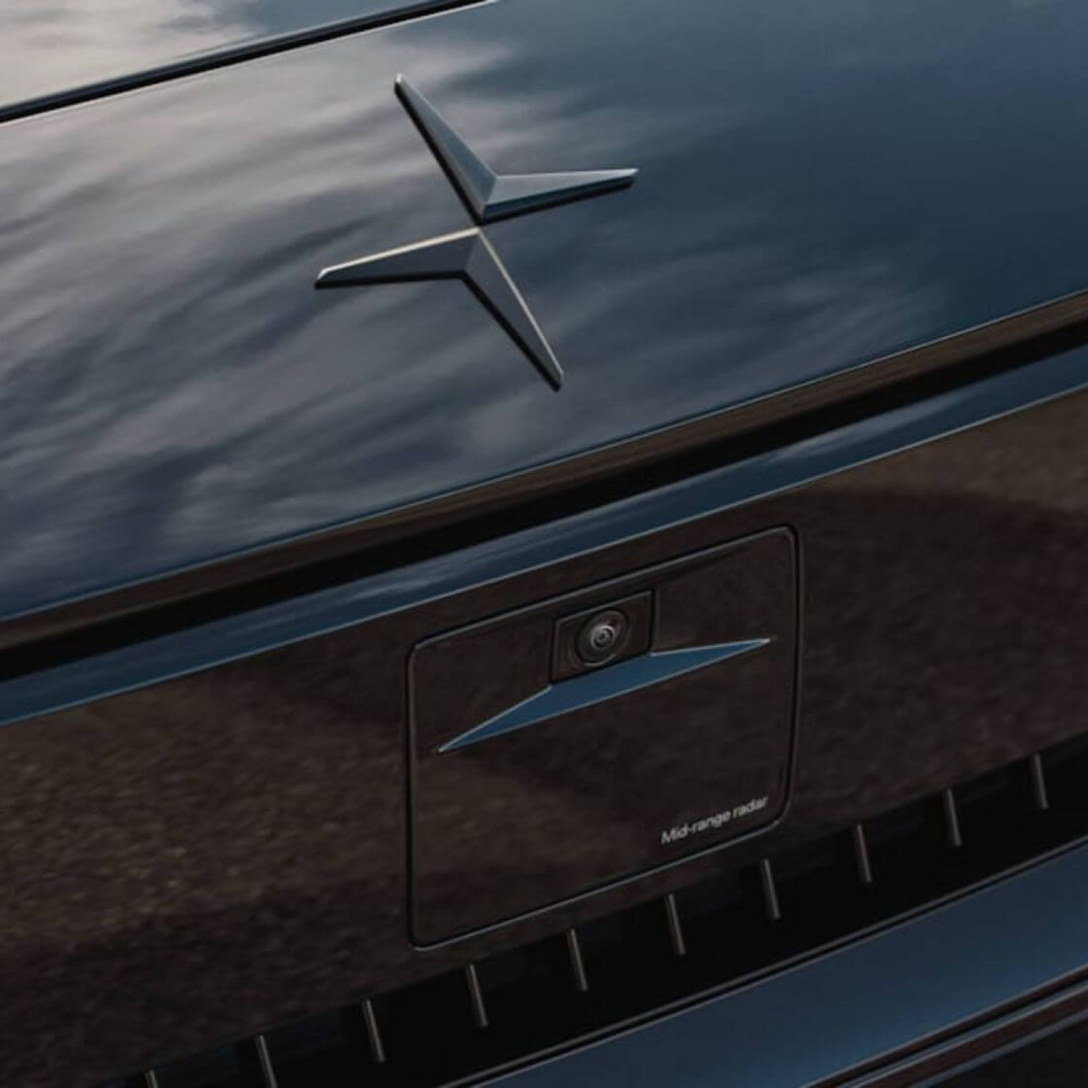 Van Mossel Polestar 2 logo detail