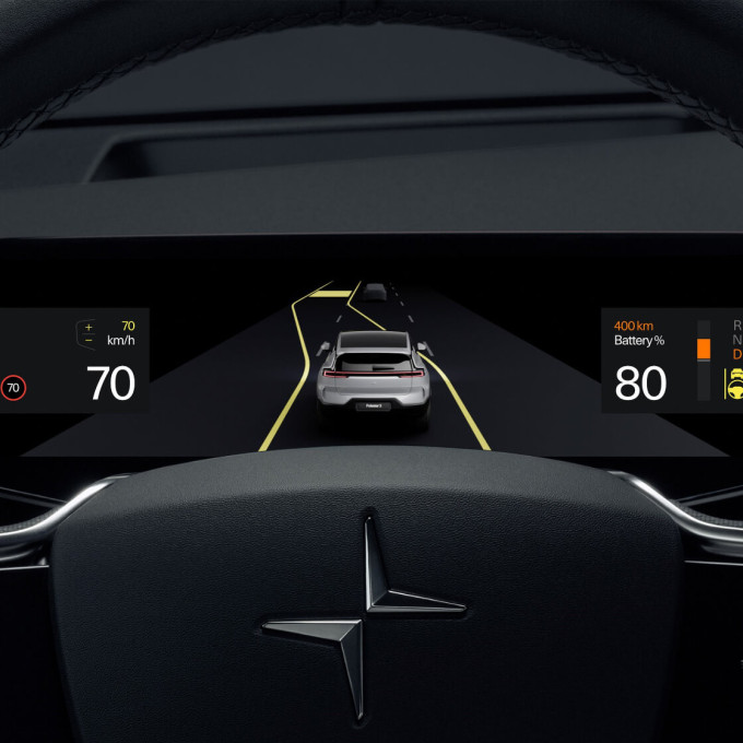 Van Mossel Polestar 3 HUD