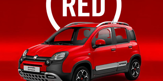 Actieblok Fiat Panda RED