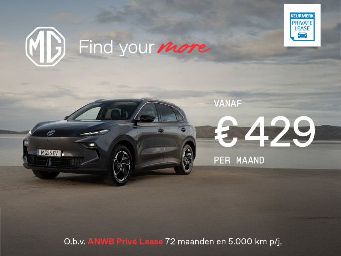 Actieblok Find your more Prive Lease