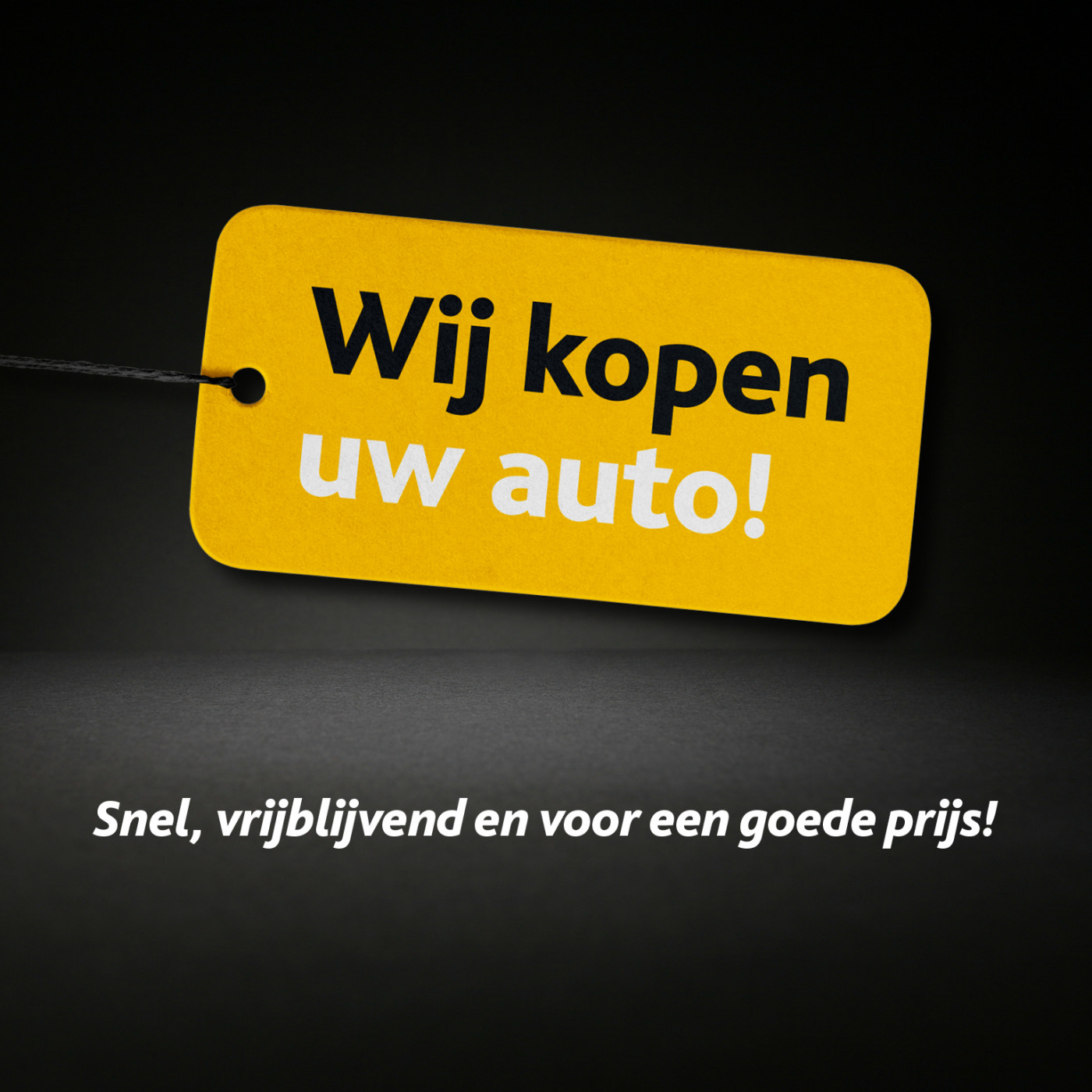 Actieblok Wij kopen uw auto v4
