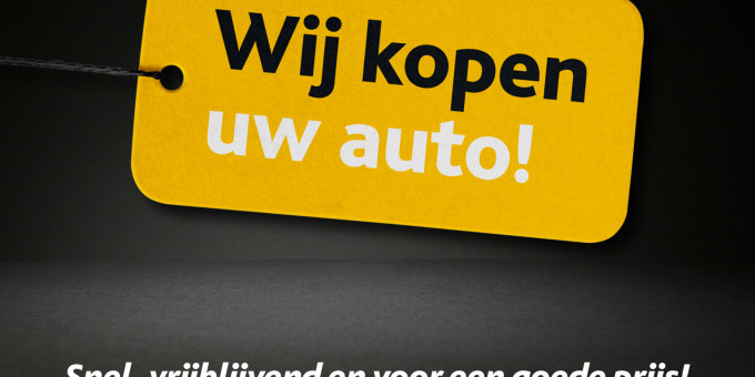 Actieblok Wij kopen uw auto v4