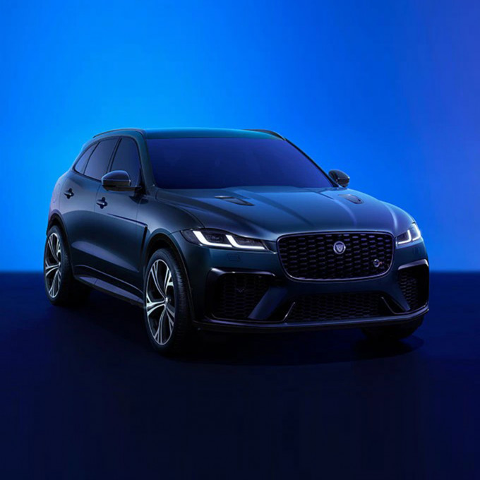 Actieblokken Jaguar F pace SVR