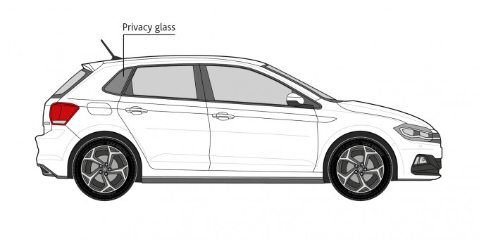 Actieblokken Privacy glass