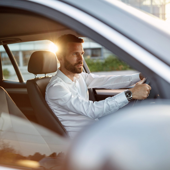 Businessman in car 3