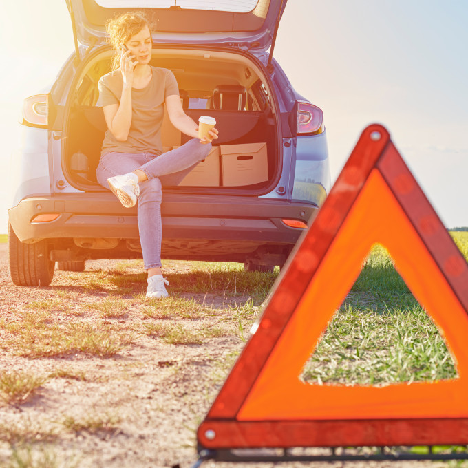 Car trouble gevarendriehoek