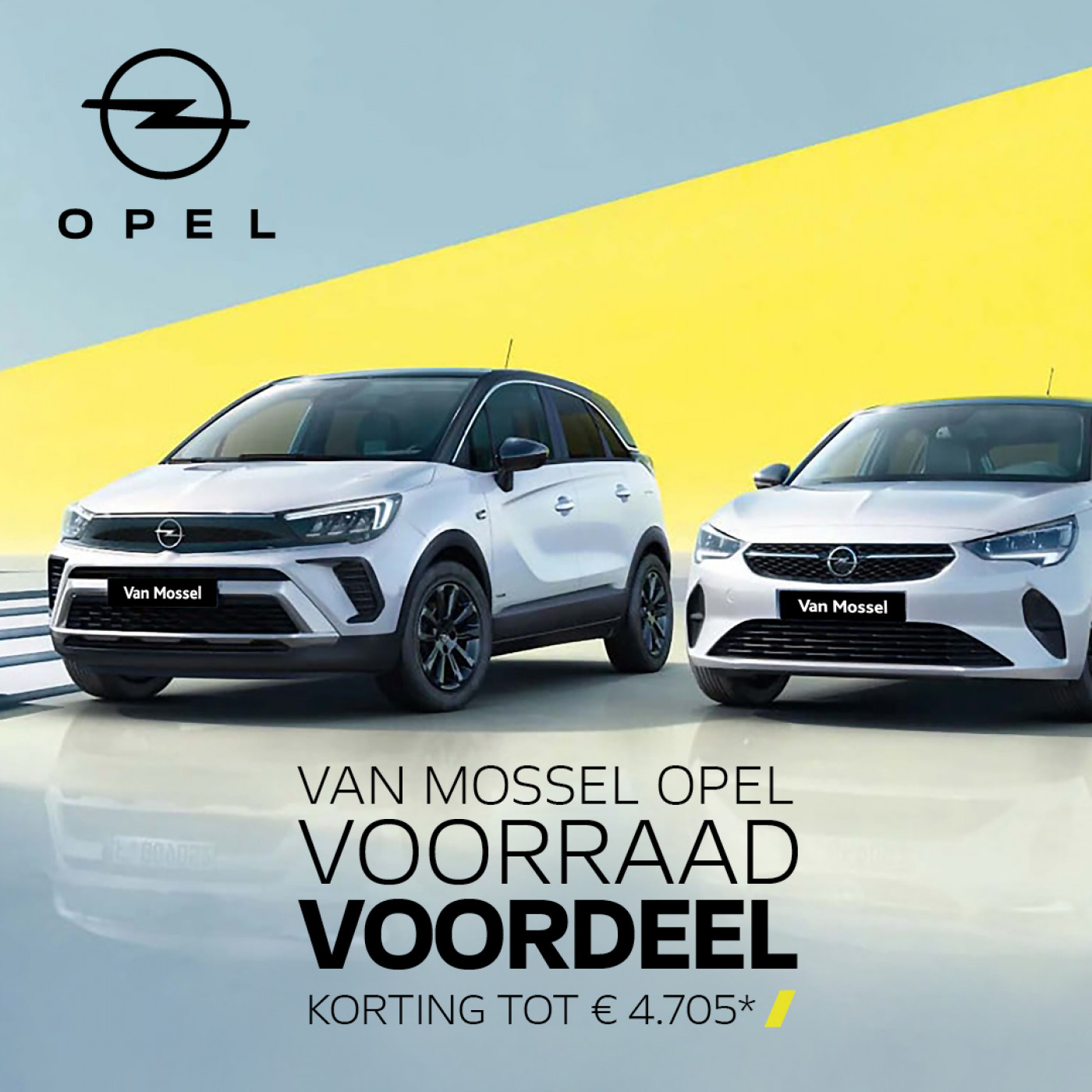 Social set Voorraad Voordeel