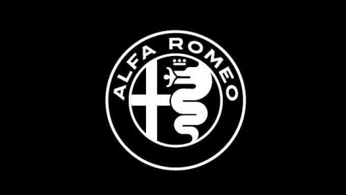 Widget Alfa Romeo logo zwart