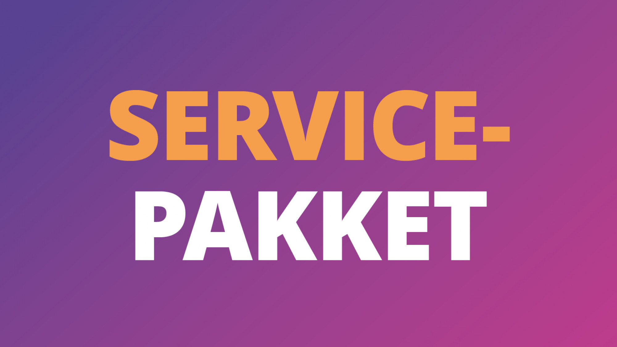Widget NEW Servicepakket