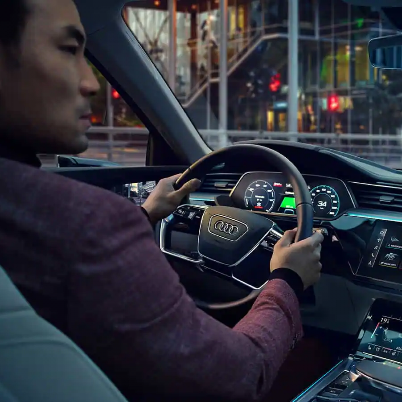 Widget e tron direct rijden