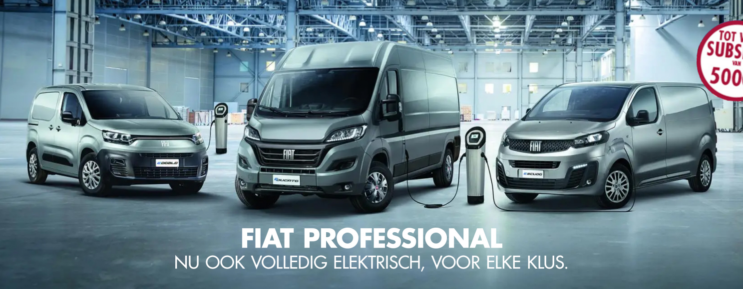 Fiat Professional EV subsidie