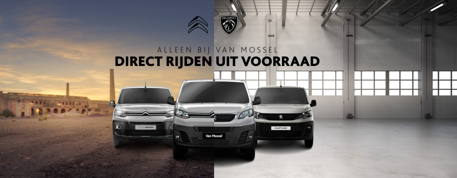 Hero wide Direct rijden bedrijfswagens