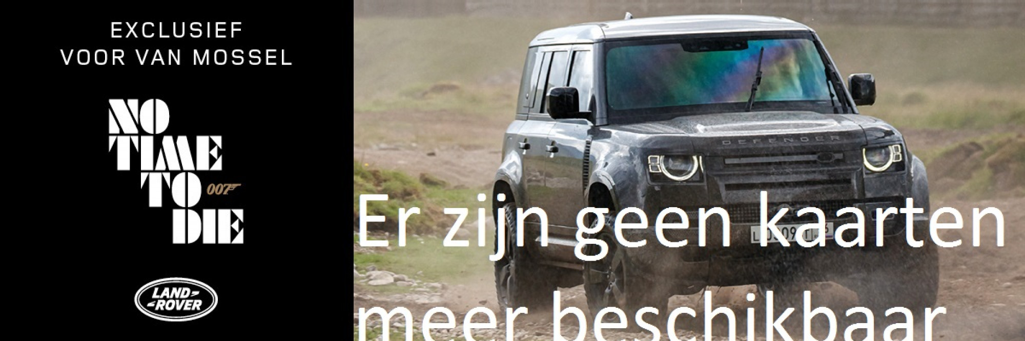 geenkaarten meer. JAG1025 VAN MOSSEL header eDM NTTD007 1200x500px2