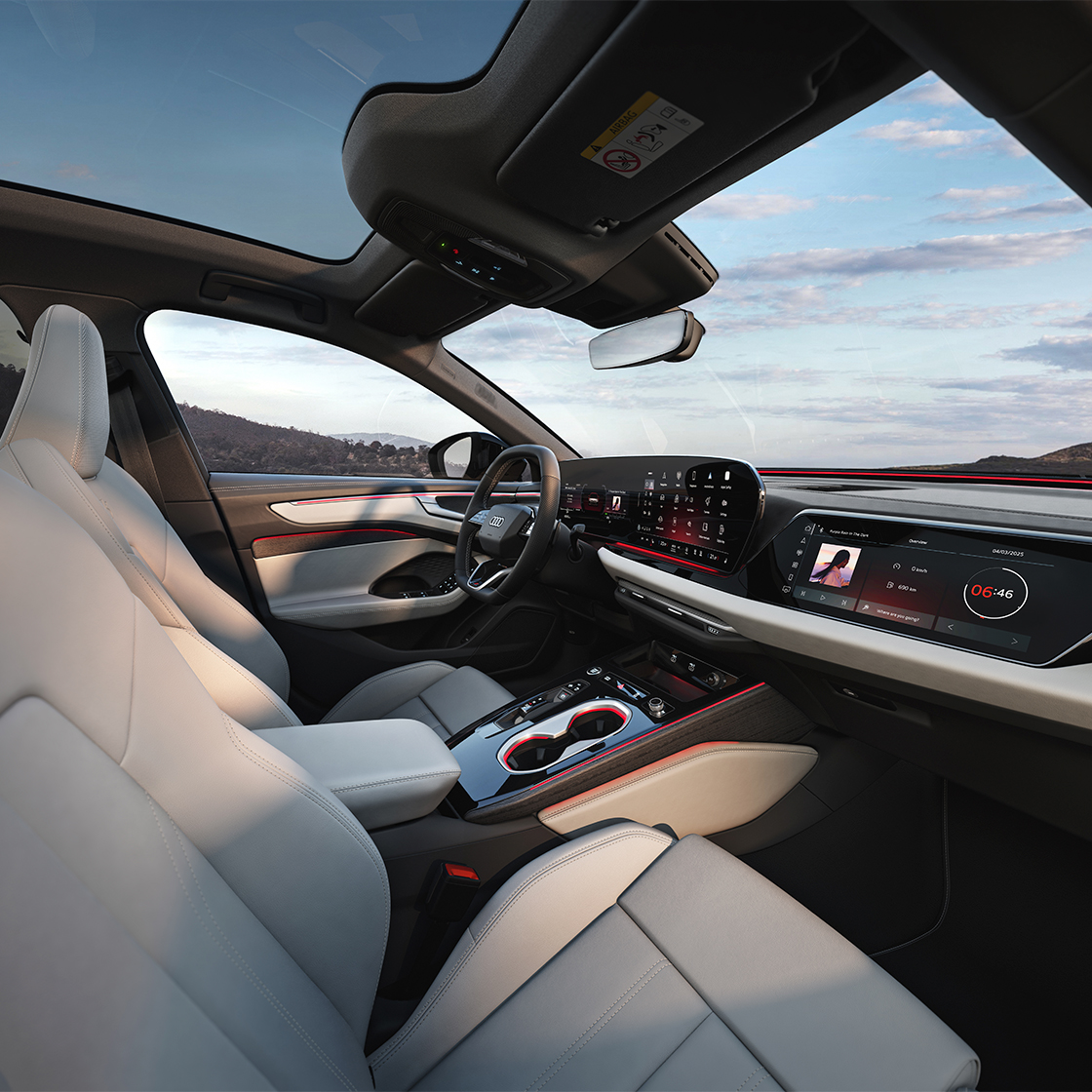 Aktieblok interieur nieuwe A6