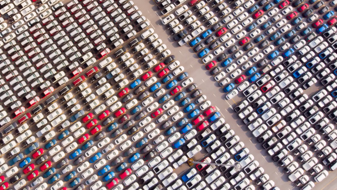 Carpark aerial view v8