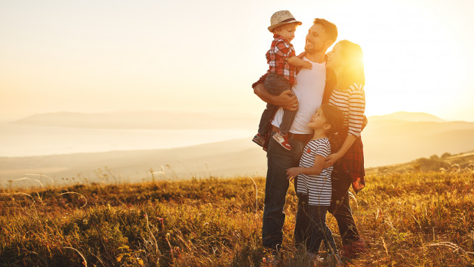 Family in field v2