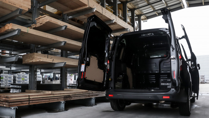 Ford Transit Courier laden