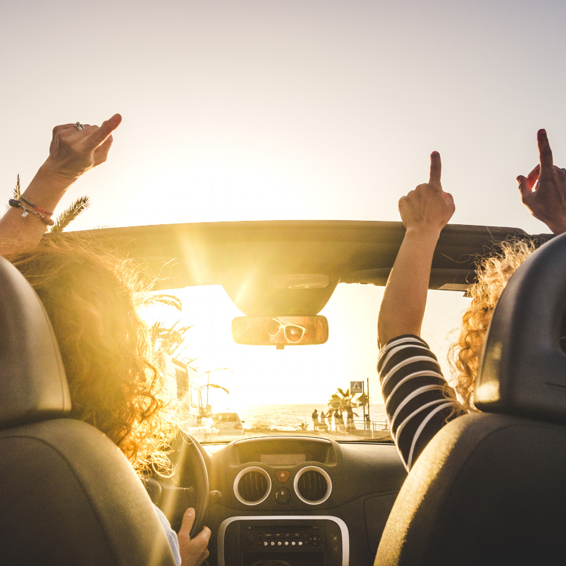 Happy people convertible