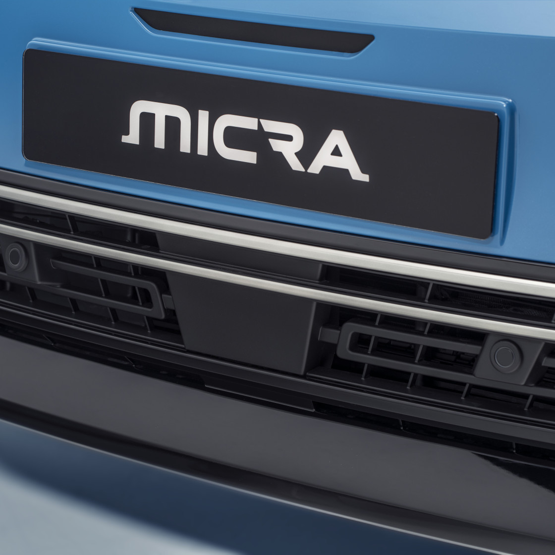 detailed shot of MICRA name plate