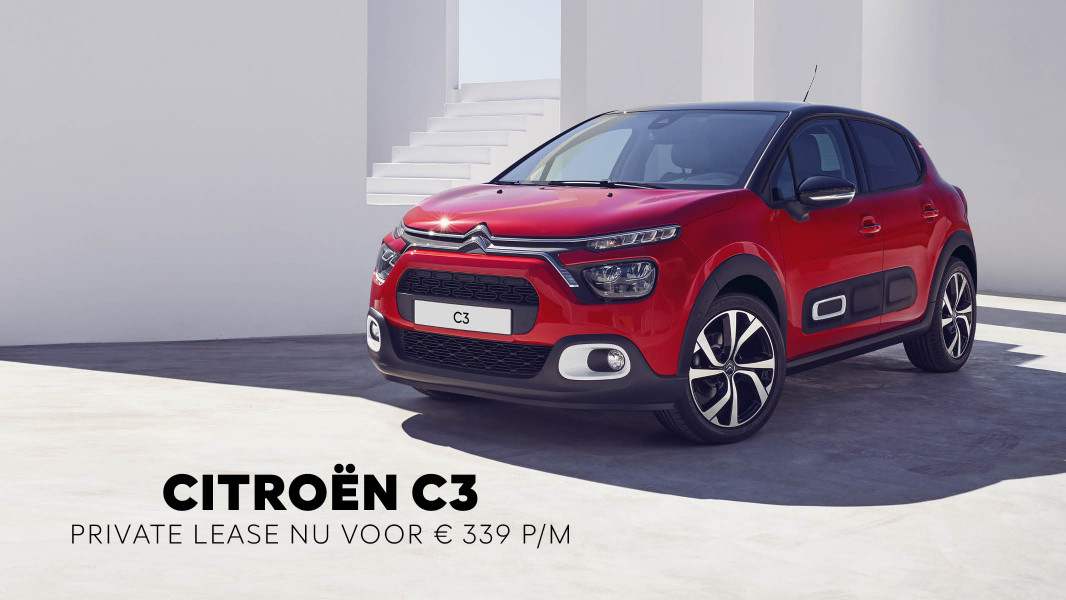 Hero 3 luik C3 Private lease citroen