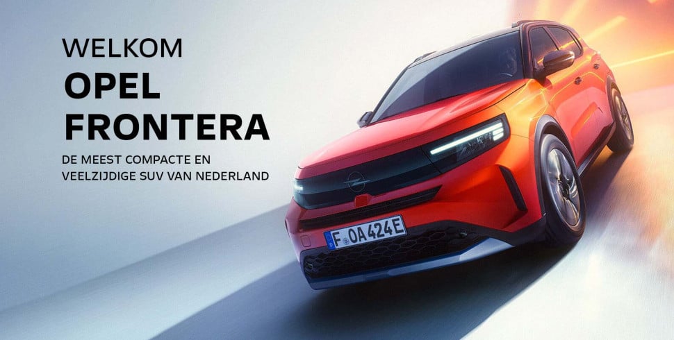VanMossel Opel Frontera 2025 hero