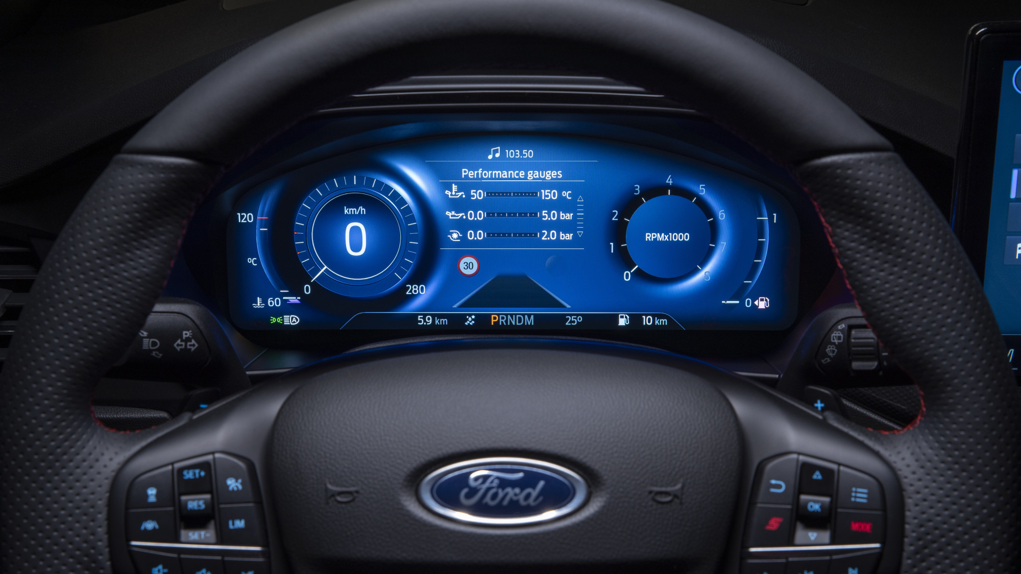 2021 FORD FOCUS ST INTERIOR SYNC4 6