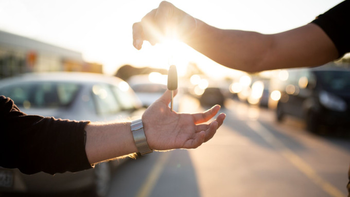 Large Handing over keys
