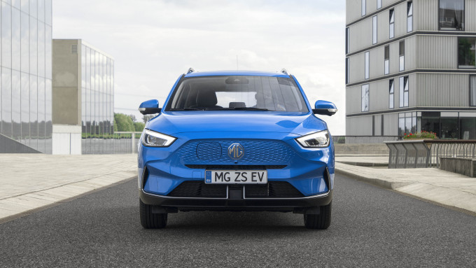 MG ZS EV front shot